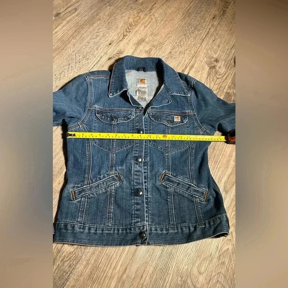 Carhartt Woman's Denim Jean Jacket - Picture 6 of 11